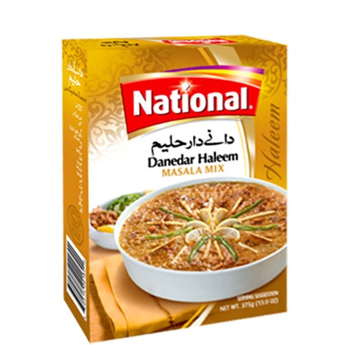 National Danedar Haleem Masala Mix Recipe 375gm.
