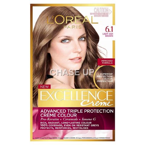 Loreal Excellence Creme Hair Color 6 1 172ml